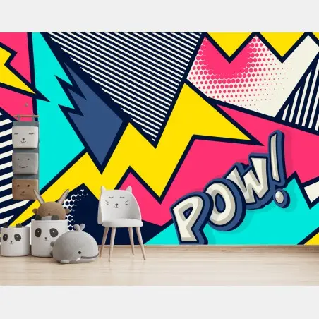 Wall mural comic pop art explosion • Wallissimo®