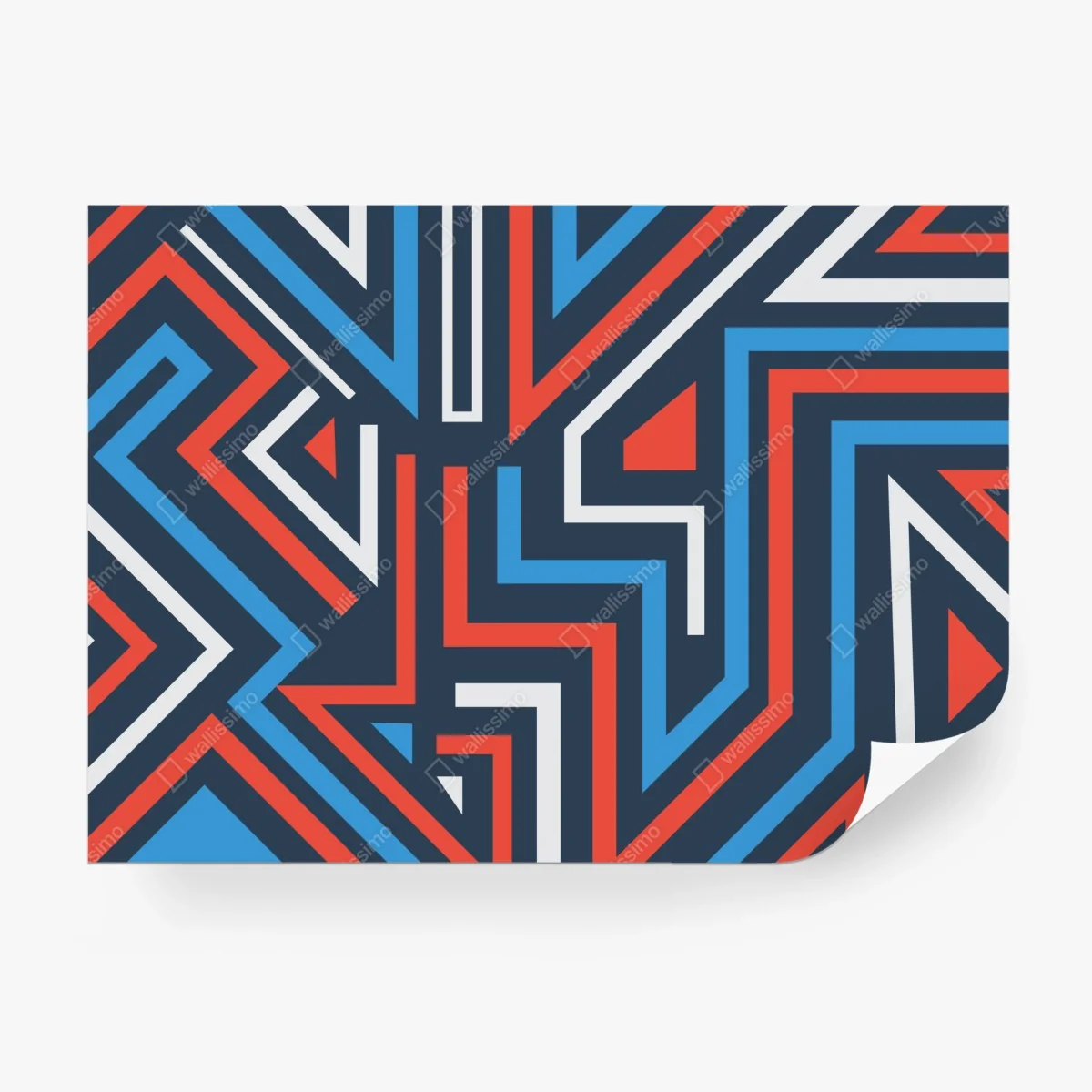 Wall mural bold geometric lines • Wallissimo®