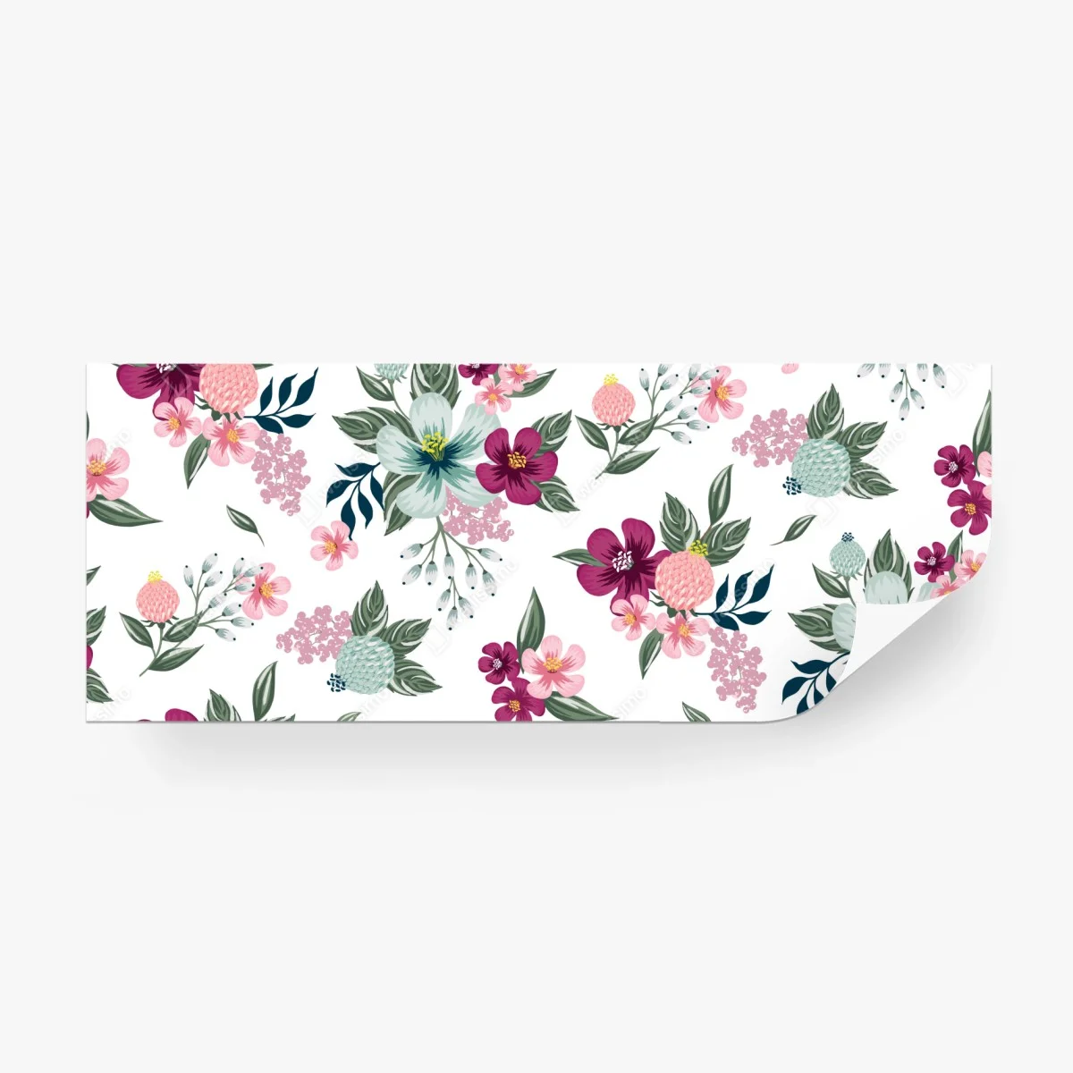 Wall mural pastel floral bloom pattern ⁕ Wallissimo® Wall mural pastel floral bloom pattern ⁕ Wallissimo®