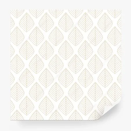 Wall mural elegant gold leaf geometric pattern • Wallissimo®
