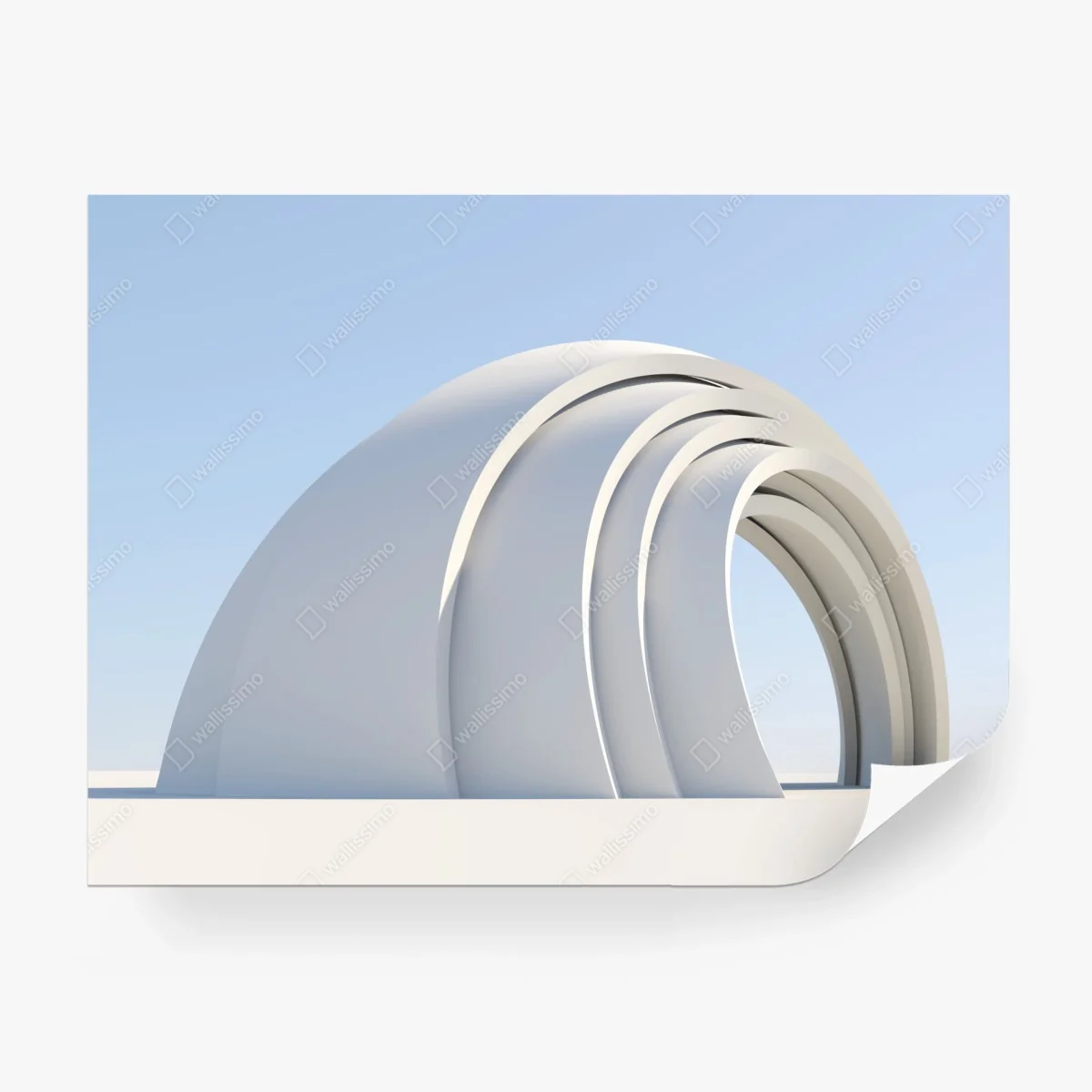 Wall mural minimal arch sculpture • Wallissimo® Wall mural minimal arch sculpture • Wallissimo®