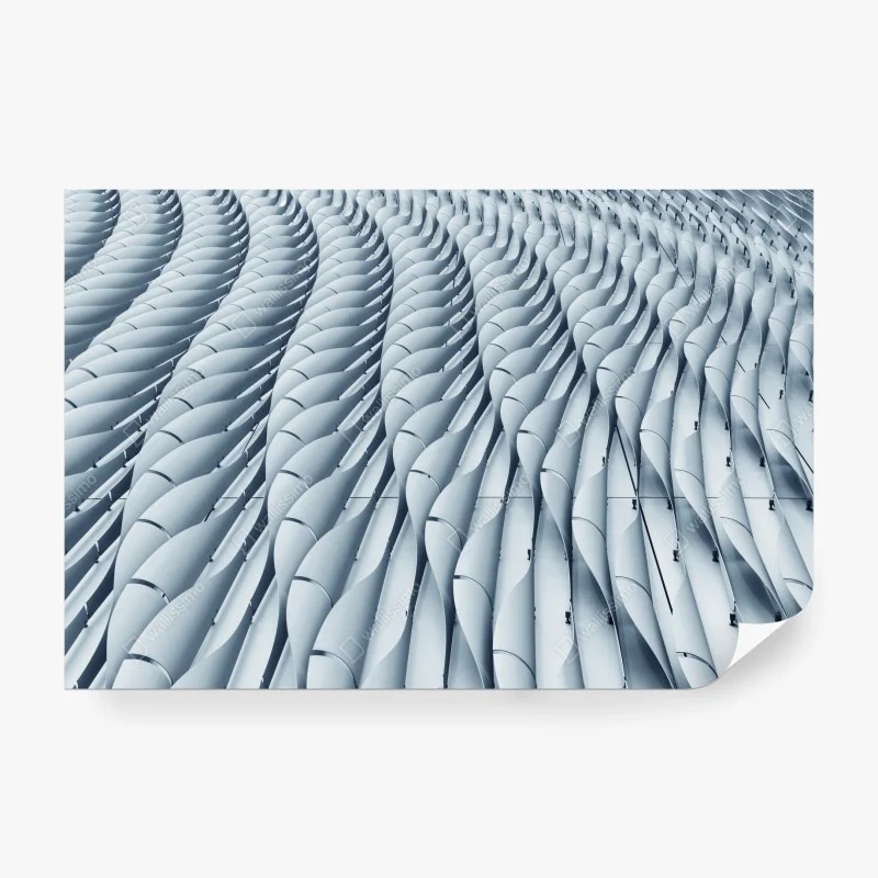 Wall mural abstract architectural facade pattern
