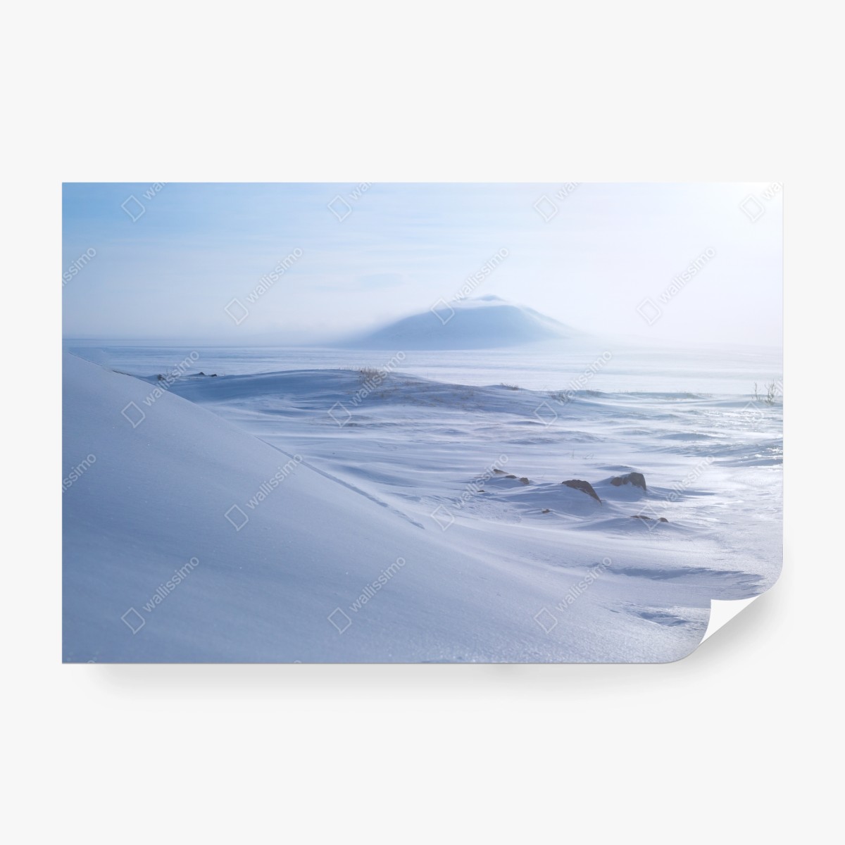 Wall mural arctic serenity in Chukotka • Wallissimo®