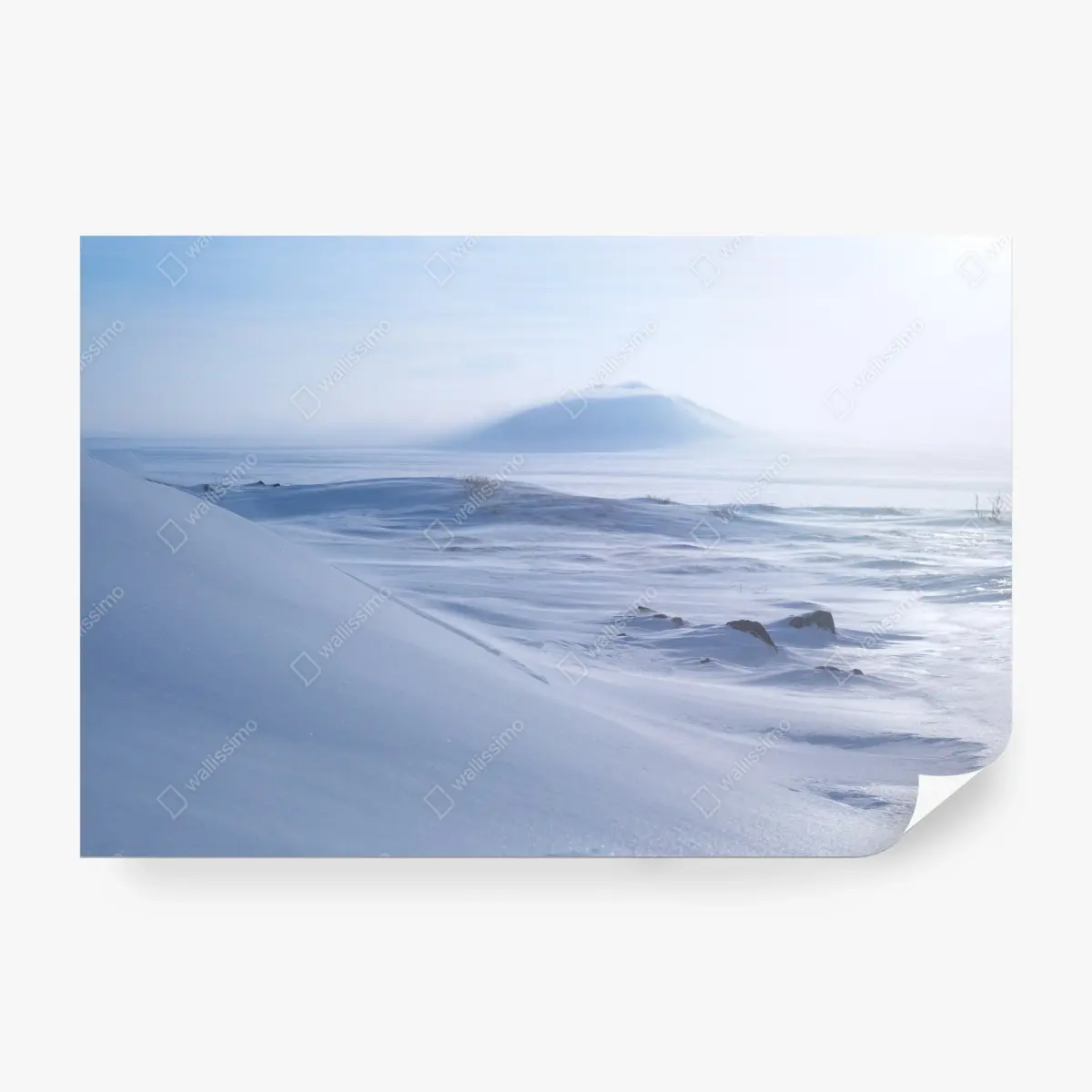 Wall mural arctic serenity in Chukotka • Wallissimo®