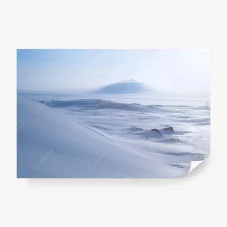 Wall mural arctic serenity in Chukotka • Wallissimo®