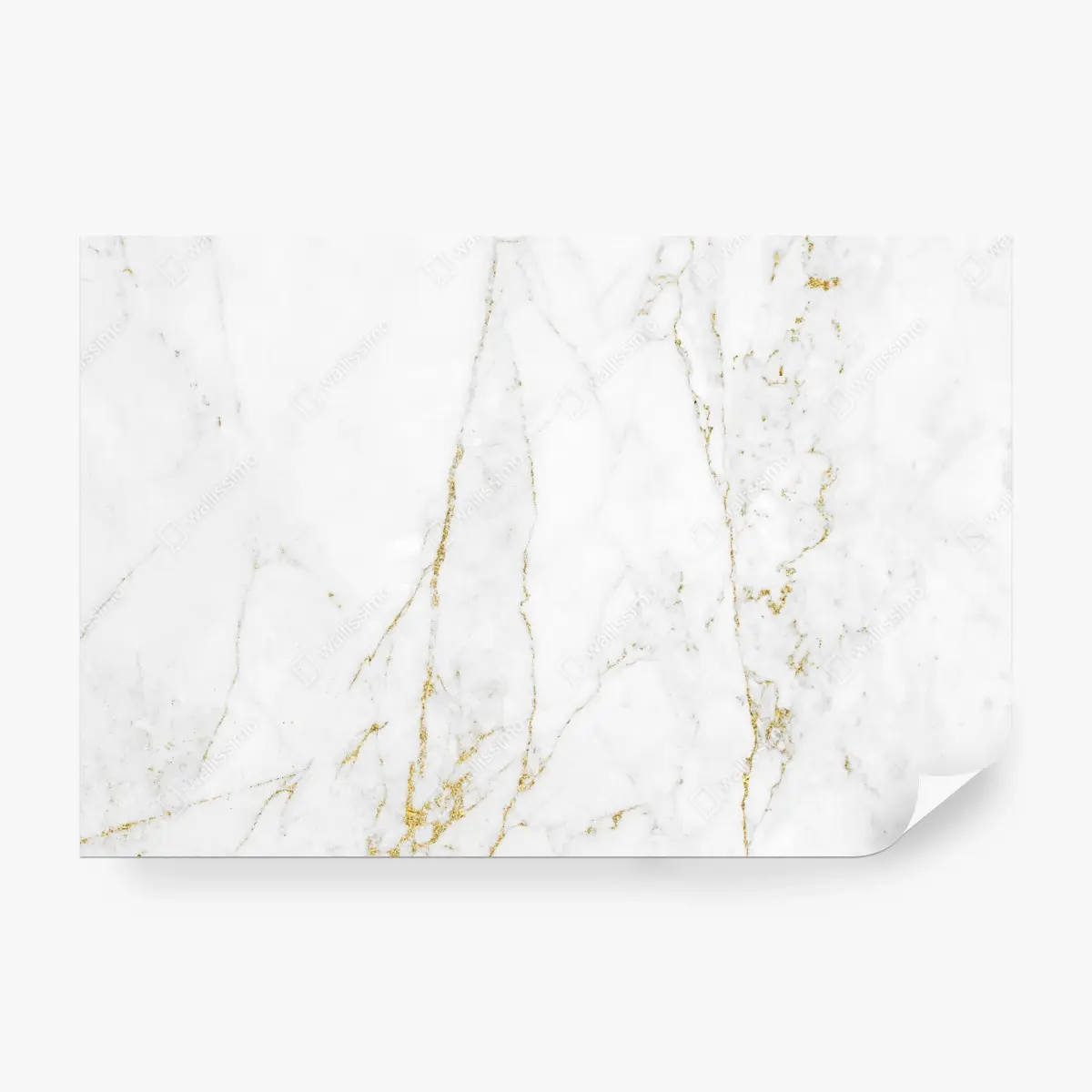 Wall mural white marble with gold veins • Wallissimo® Wall mural white marble with gold veins • Wallissimo®