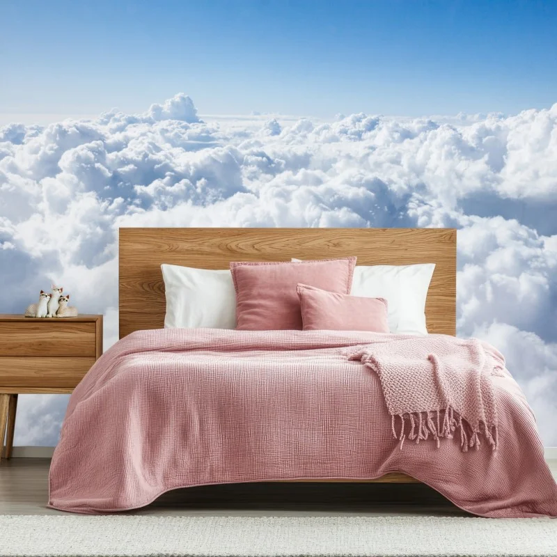 Wall mural serene aerial cloudscape