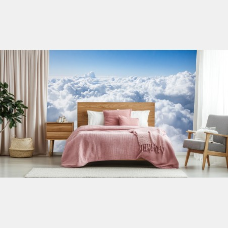 Wall mural serene aerial cloudscape • Wallissimo®