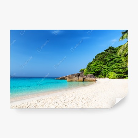 Wall mural Similan Islands turquoise beach escape • Wallissimo®