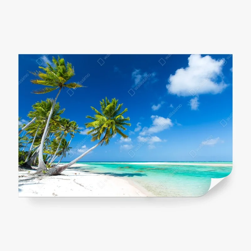 Wall mural tropical turquoise beach paradise
