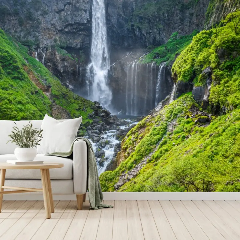 Wall mural Kegon falls, Nikko waterfall landscape