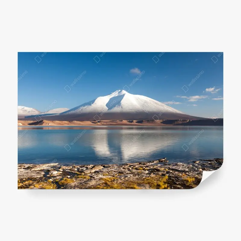 Wall mural Laguna Verde reflection in Atacama