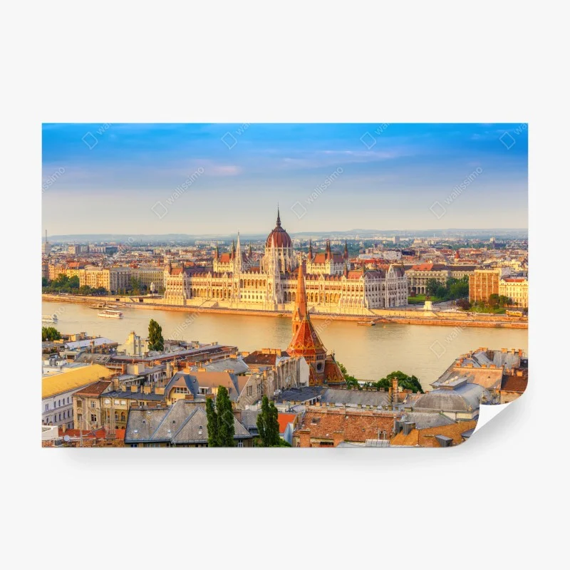 Wall mural Budapest skyline at the Hungarian Parliament