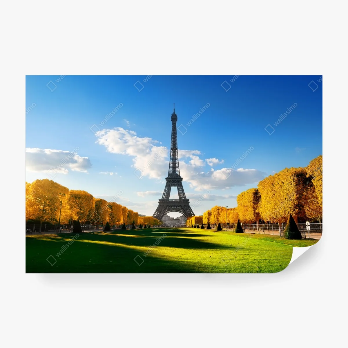 Wall mural spring at Champs de Mars, Eiffel Tower, Paris ⁕ Wallissimo® Wall mural spring at Champs de Mars, Eiffel Tower, Paris ⁕ Wallissimo®