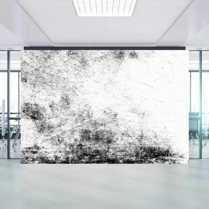 Wall mural black grunge concrete texture