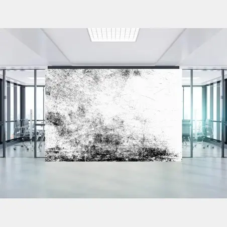 Wall mural black grunge concrete texture • Wallissimo®