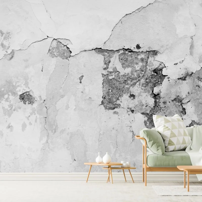 Wall mural distressed plaster wall texture