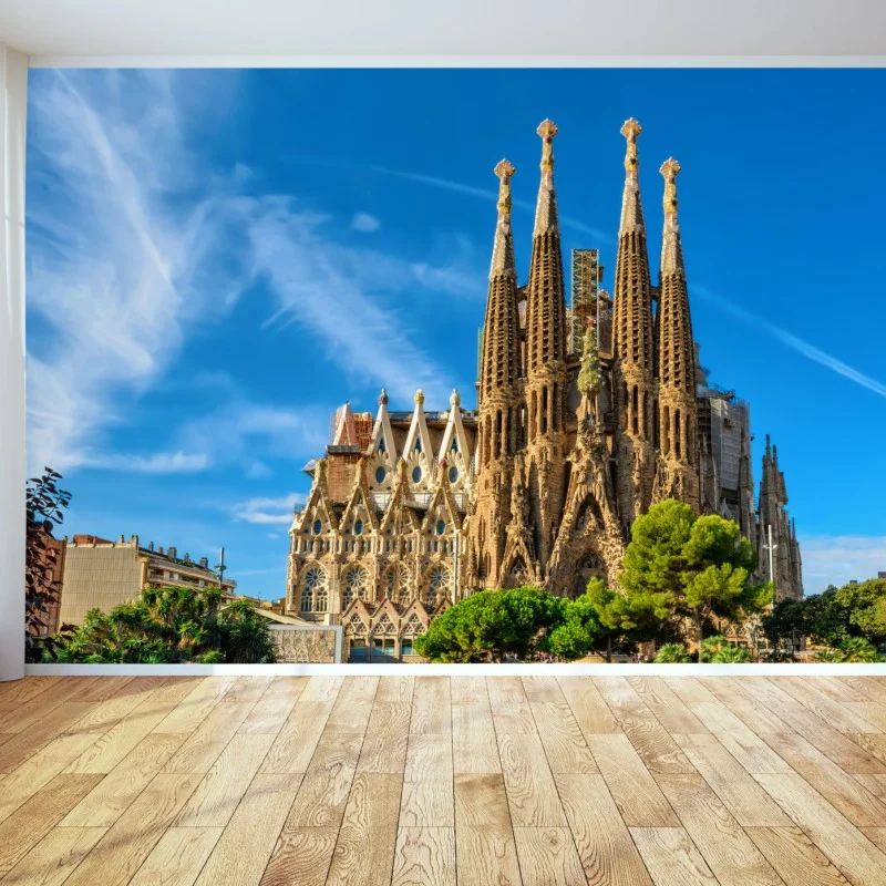 Wall mural Sagrada Familia in Barcelona