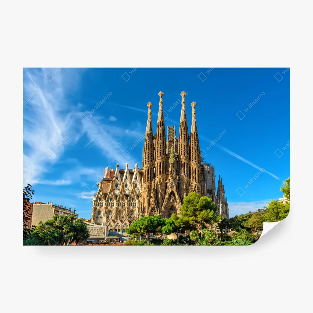 Wall mural Sagrada Familia in Barcelona ⁕ Wallissimo®