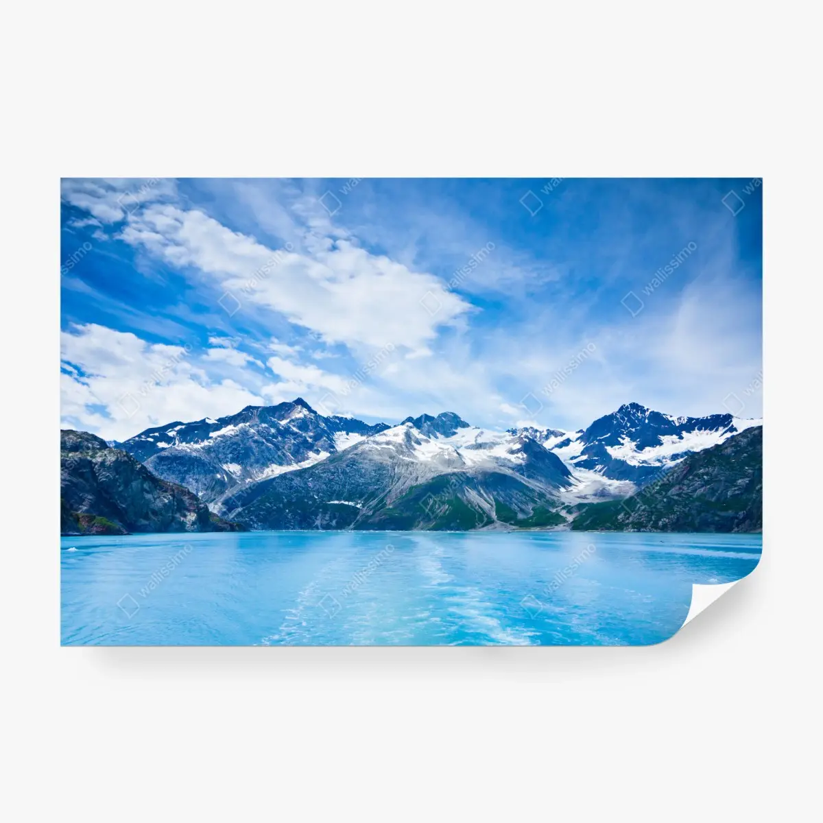 Wall mural snow-capped peaks at Glacier Bay, Alaska ⁕ Wallissimo® Wall mural snow-capped peaks at Glacier Bay, Alaska ⁕ Wallissimo®