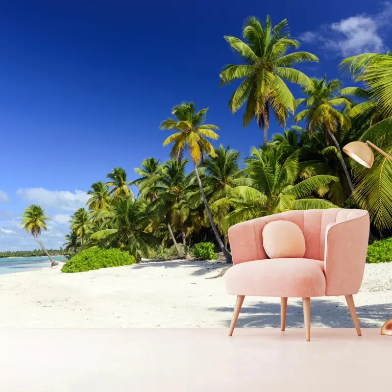 Wall mural serene Punta Cana tropical beach