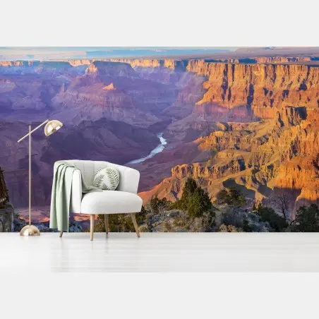 Wall mural Grand Canyon dusk panorama • Wallissimo®