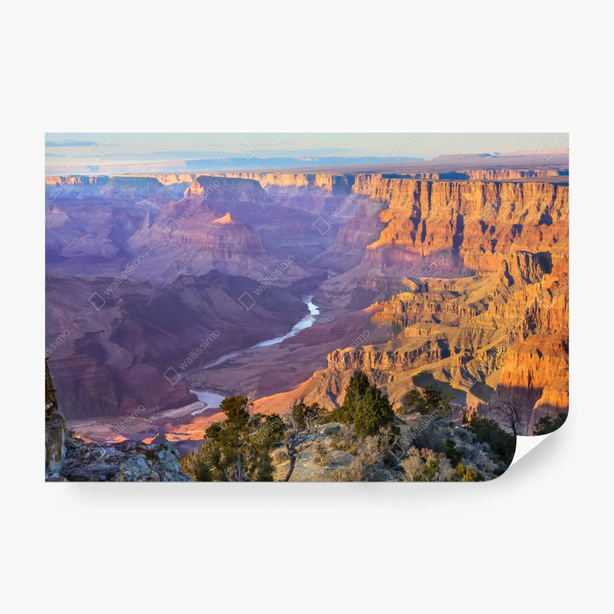 Wall mural Grand Canyon dusk panorama • Wallissimo®