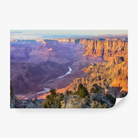 Wall mural Grand Canyon dusk panorama • Wallissimo®
