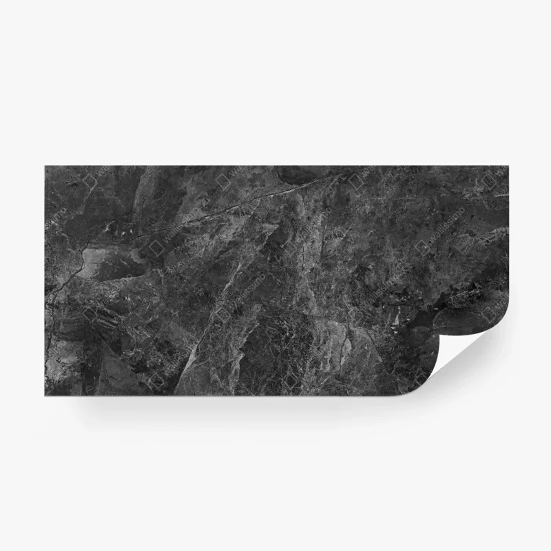 Wall mural dark marble texture