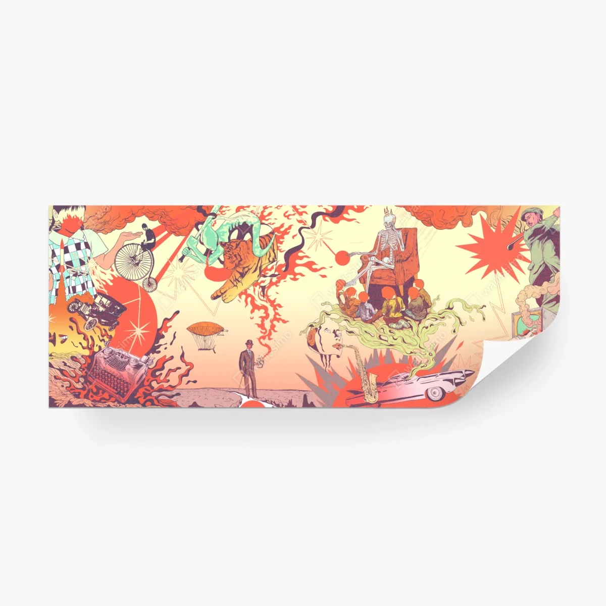 Wall mural psychedelic surrealist dreamscape • Wallissimo® Wall mural psychedelic surrealist dreamscape • Wallissimo®