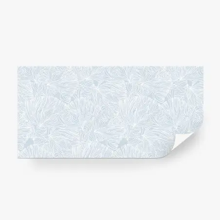 Wall mural soft blue botanical pattern • Wallissimo®