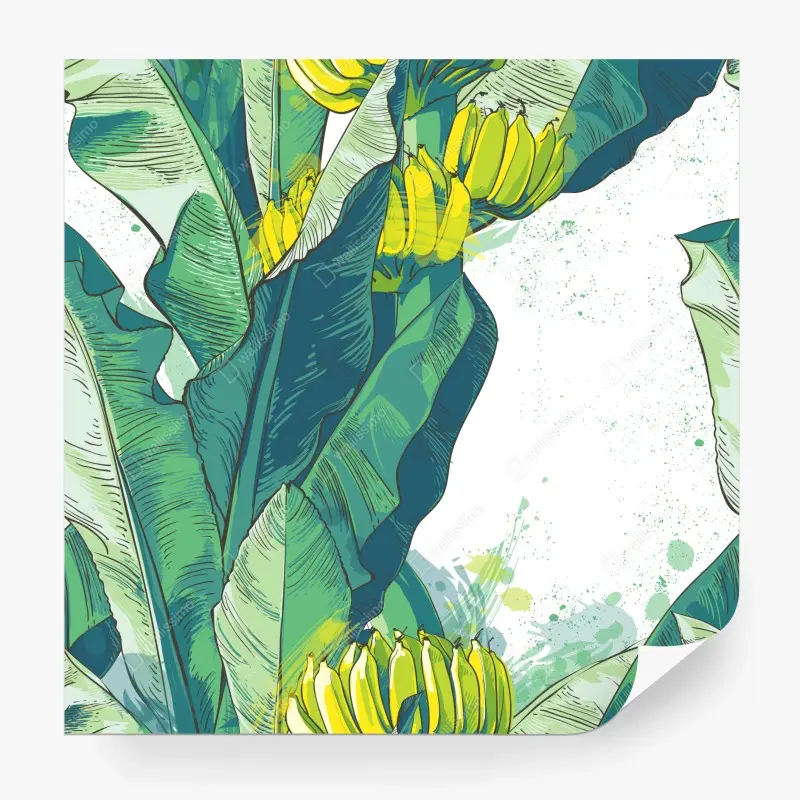Wall mural sunny lemon pattern • Wallissimo®