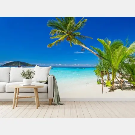 Wall mural tropical beach in Thailand • Wallissimo®