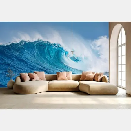 Wall mural majestic turquoise ocean wave • Wallissimo®