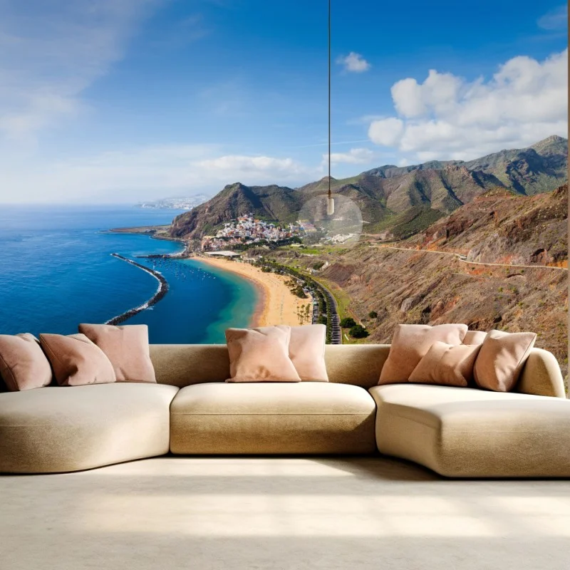 Wall mural Las Teresitas beach panorama