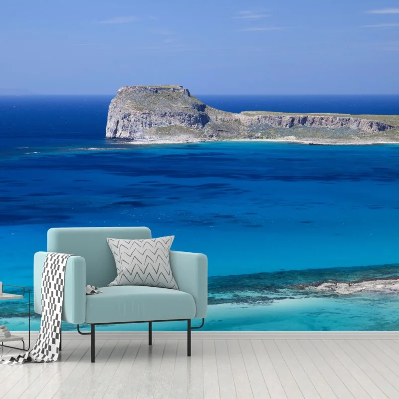 Wall mural tranquil island seascape