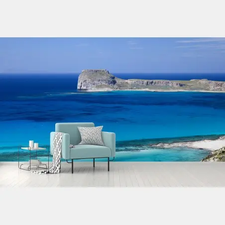 Wall mural tranquil island seascape • Wallissimo®