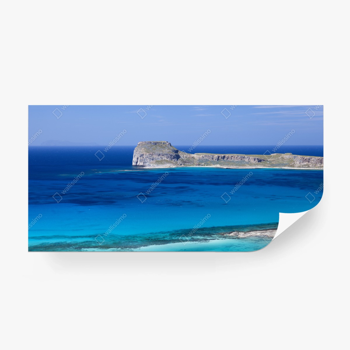 Wall mural tranquil island seascape • Wallissimo®