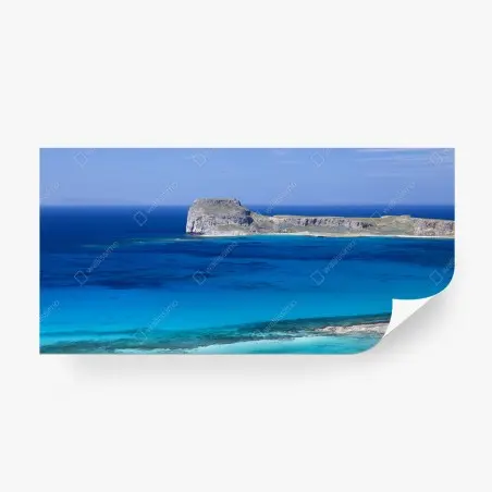 Wall mural tranquil island seascape • Wallissimo®