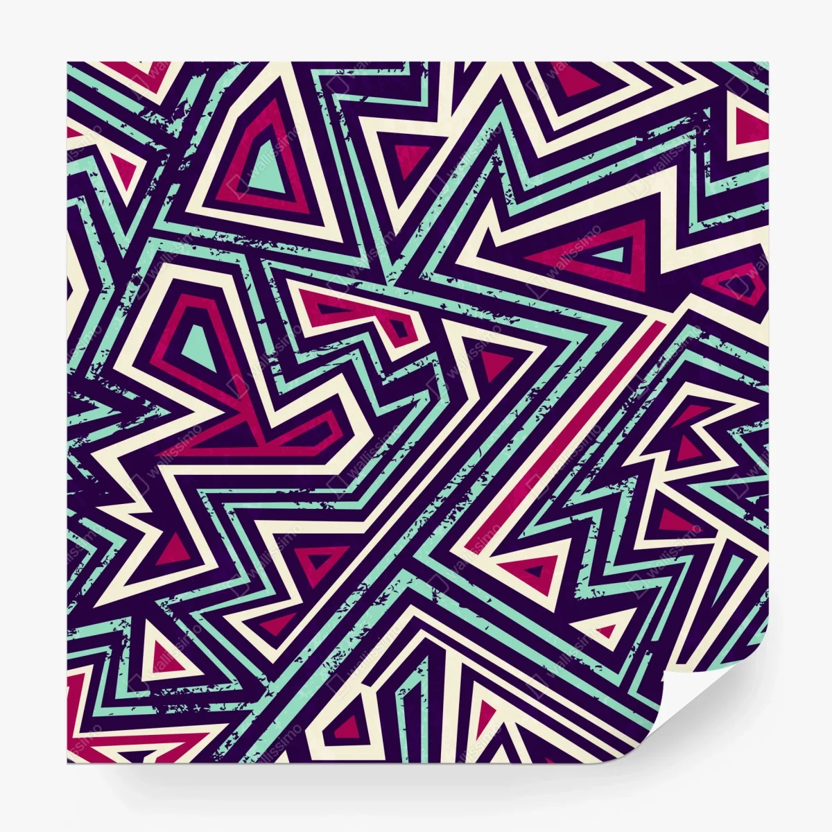 Wall mural bold geometric triangle pattern ⁕ Wallissimo® Wall mural bold geometric triangle pattern ⁕ Wallissimo®