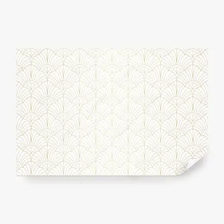 Wall mural elegant gold art deco pattern • Wallissimo®