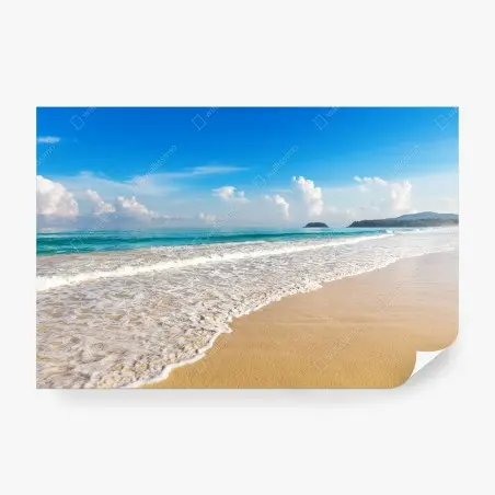 Wall mural Karon beach, Phuket: tranquil sea vista • Wallissimo®