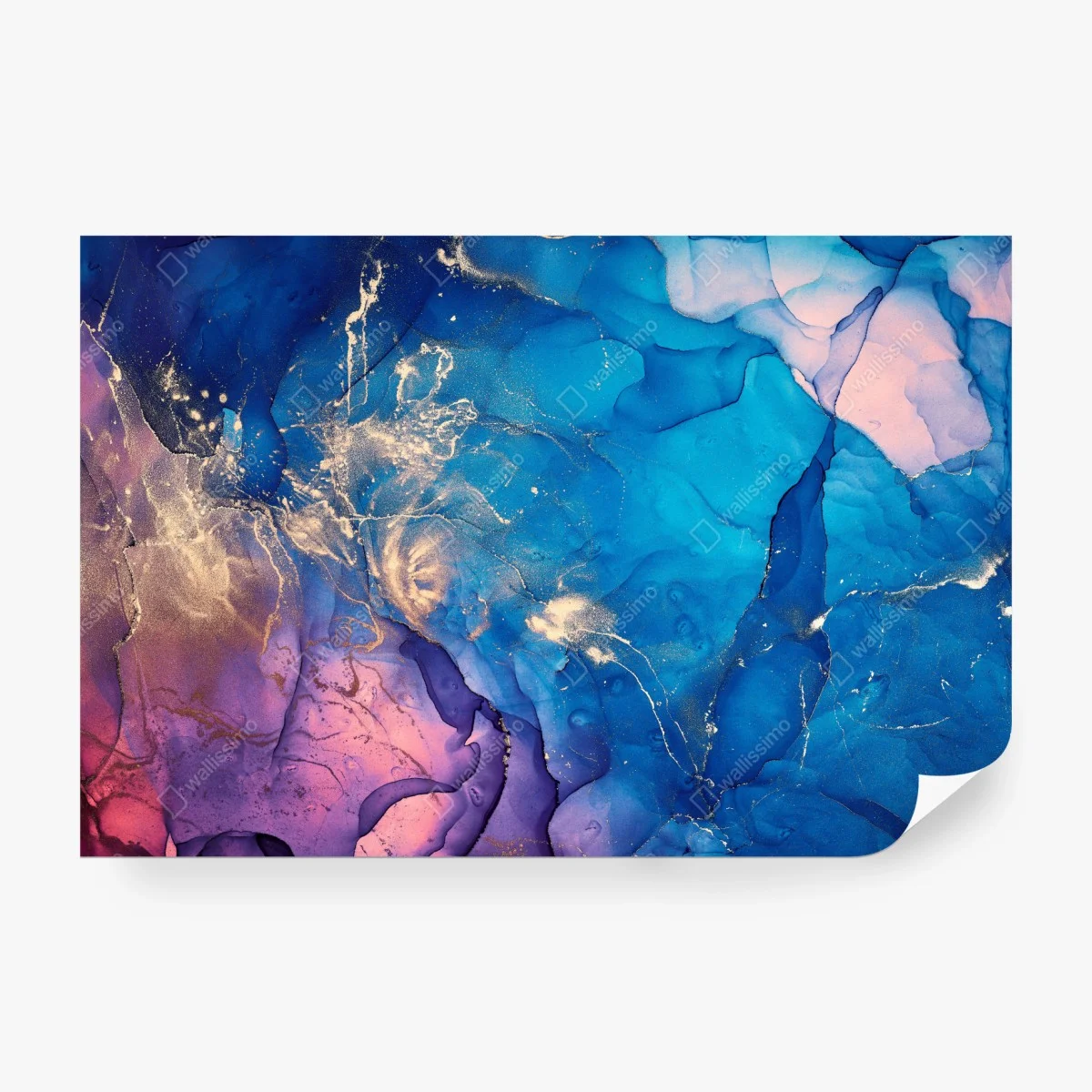 Wall mural ocean blue marble alcohol ink abstract ⁕ Wallissimo® Wall mural ocean blue marble alcohol ink abstract ⁕ Wallissimo®