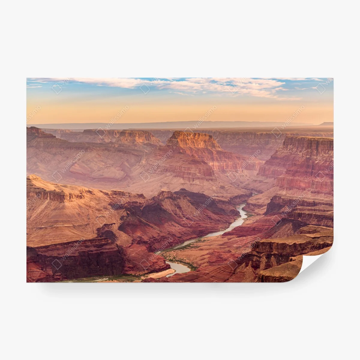 Wall mural Grand Canyon sunset panorama • Wallissimo® Wall mural Grand Canyon sunset panorama • Wallissimo®