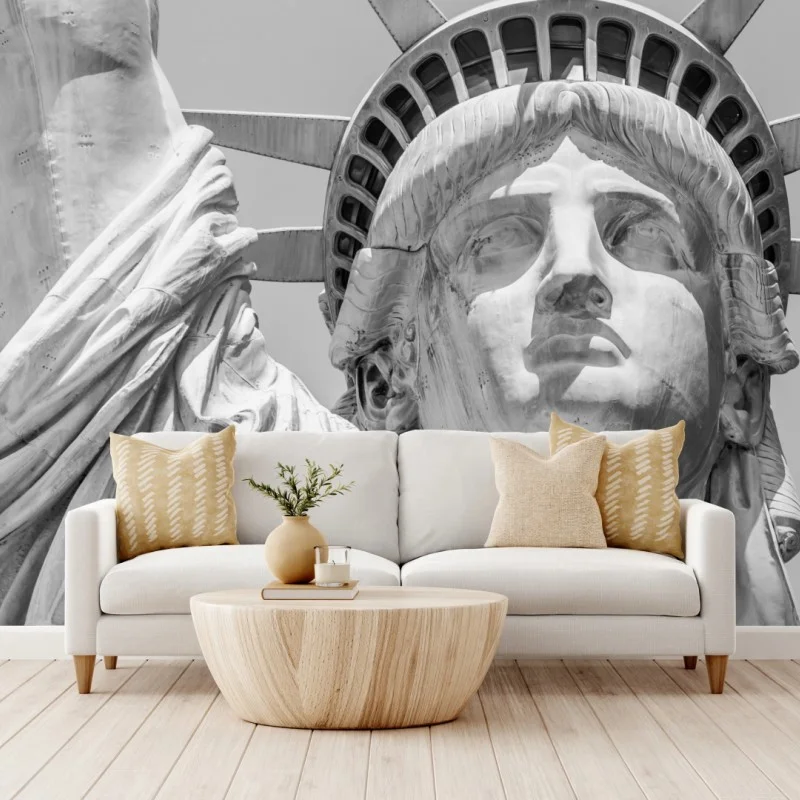 Wall mural Statue of Liberty close-up portrait