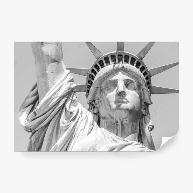 Wall mural Statue of Liberty close-up portrait