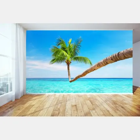 Wall mural tropical palm in Punta Cana • Wallissimo®