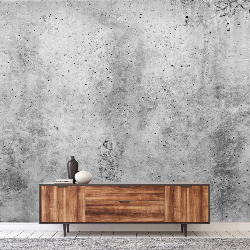 Wall mural raw concrete texture wall
