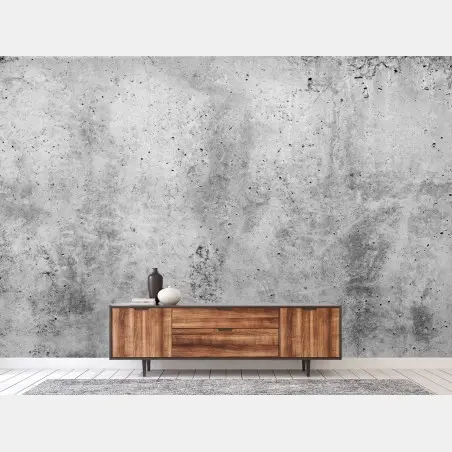 Wall mural raw concrete texture wall • Wallissimo®