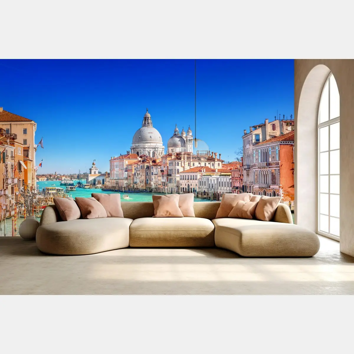 Wall mural Venice grand canal panorama • Wallissimo®